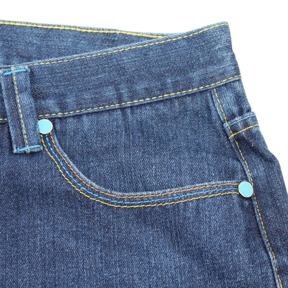 Vintage Coogi Mens 36 X 30 Golden Eagle Wings Embroidered Denim Jeans Streetwear - Picture 10 of 16